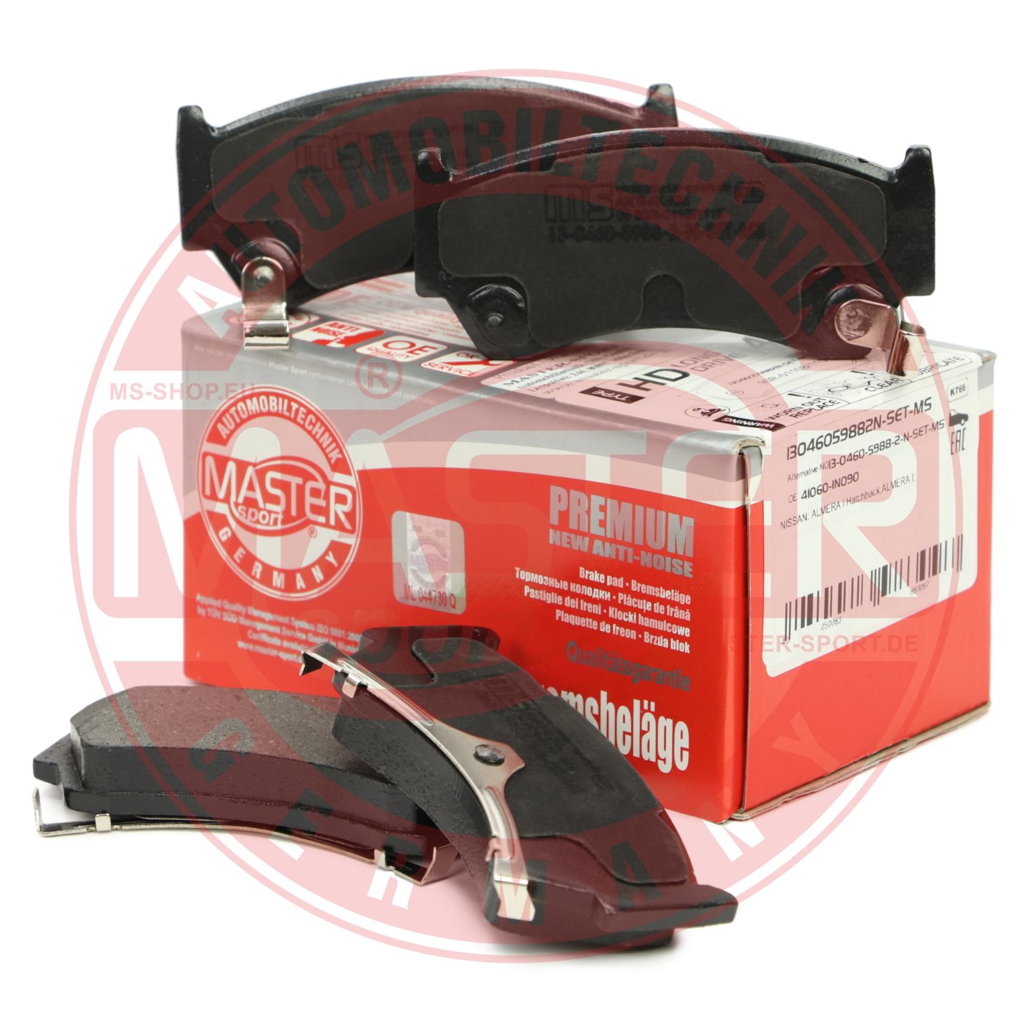 Placute frana MASTERSPORT GERMANY 13046059882N-SET-MS